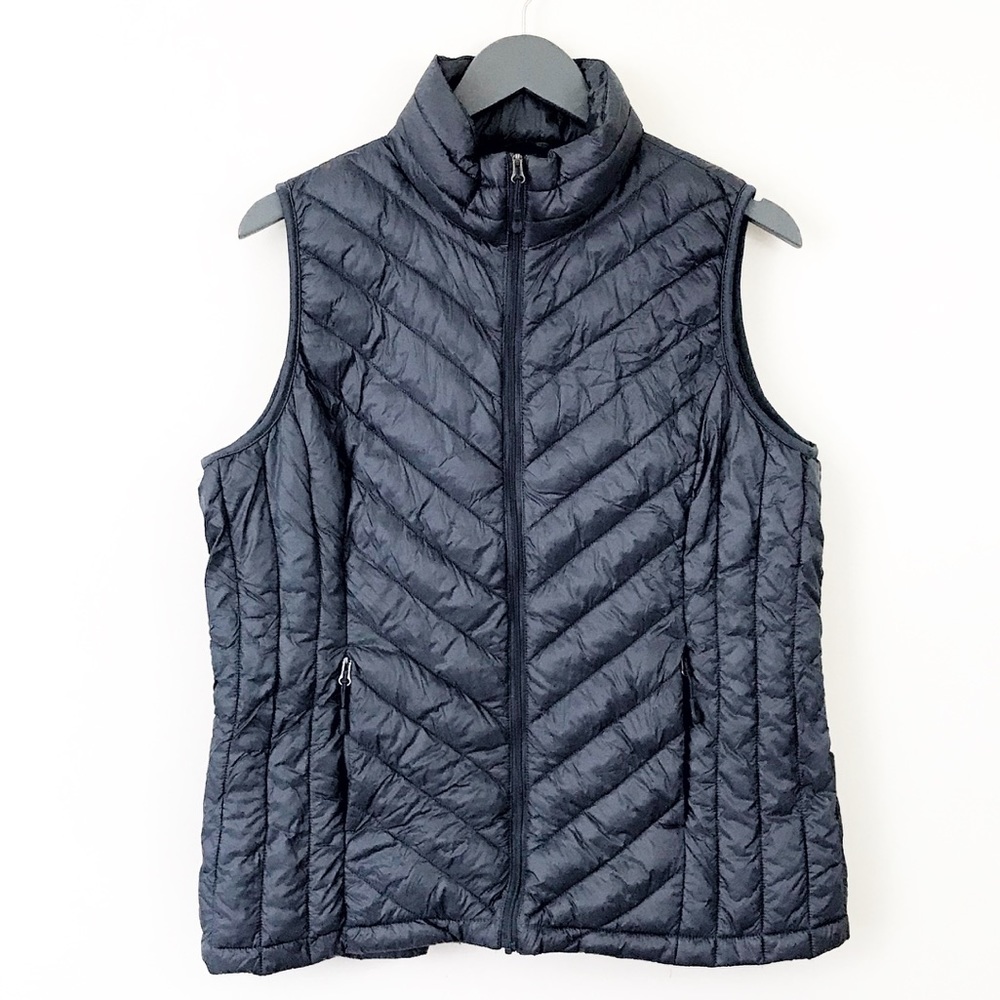 32 DEGREES Blue Quilted Puffer Packable Vest - Picture 2 of 6